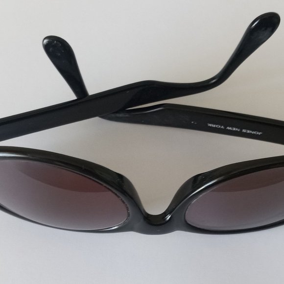 Jones New York Eyeglasses Sunglasses Oval Frame Ladies Vintage Black - Picture 3 of 5